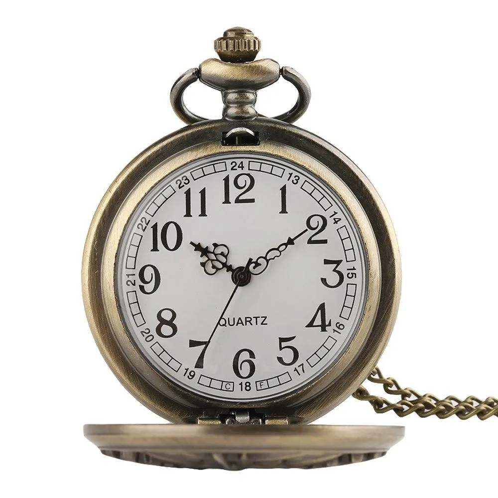 Steampunk Dials Quartz Pocket Watch