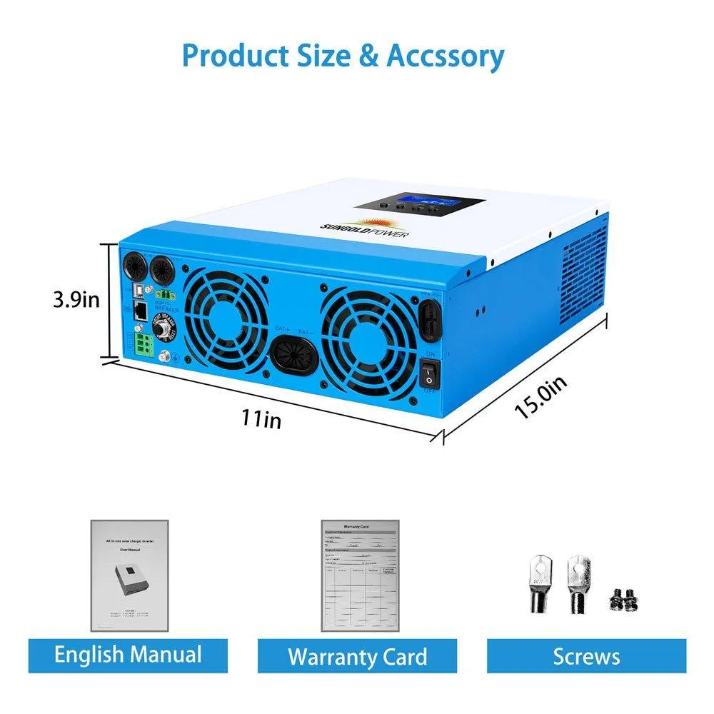 Sungold Power 3000W 24V Solar Inverter Charger