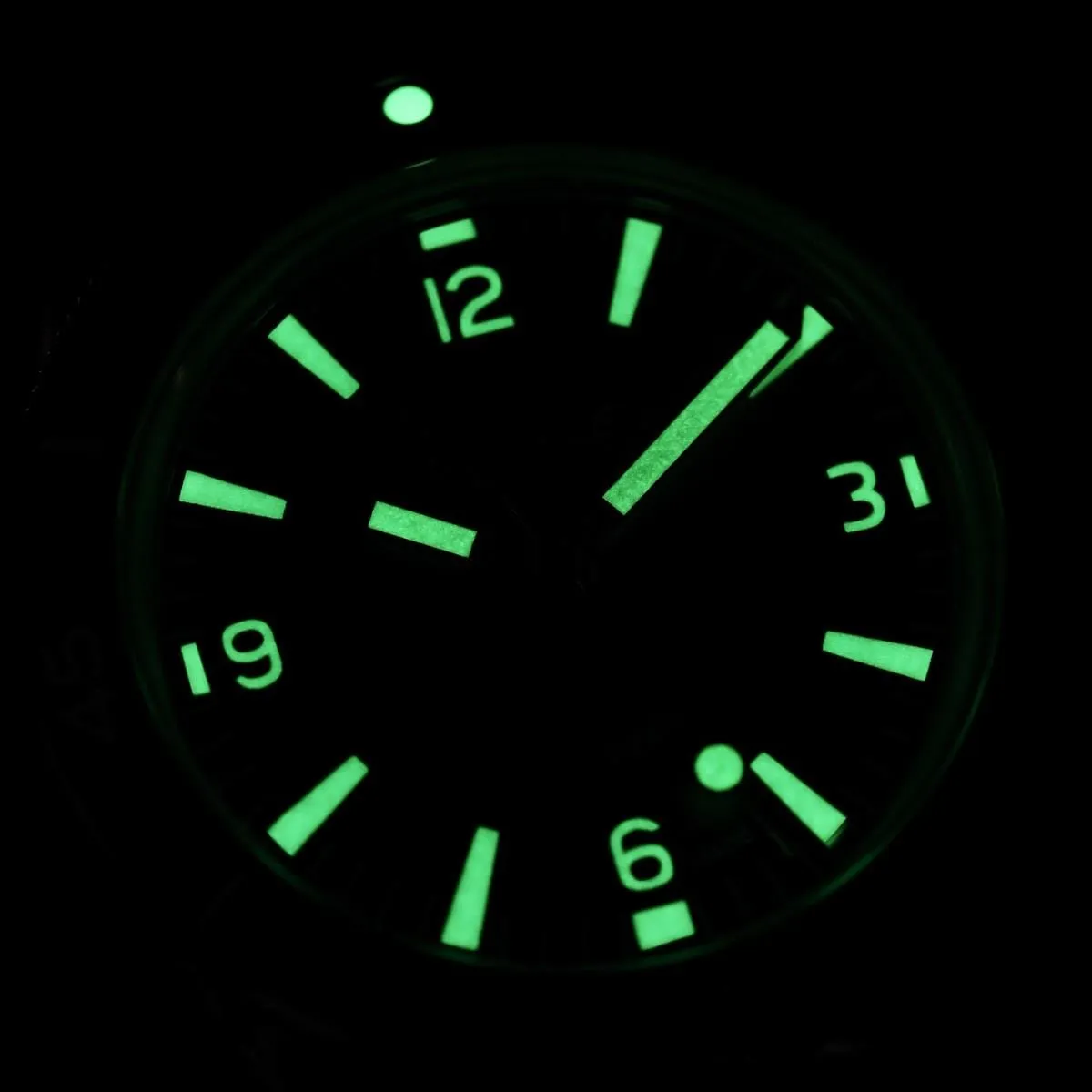 Super Squale Arabic Numerals Diver's Watch Matt Black Dial LIKE NEW