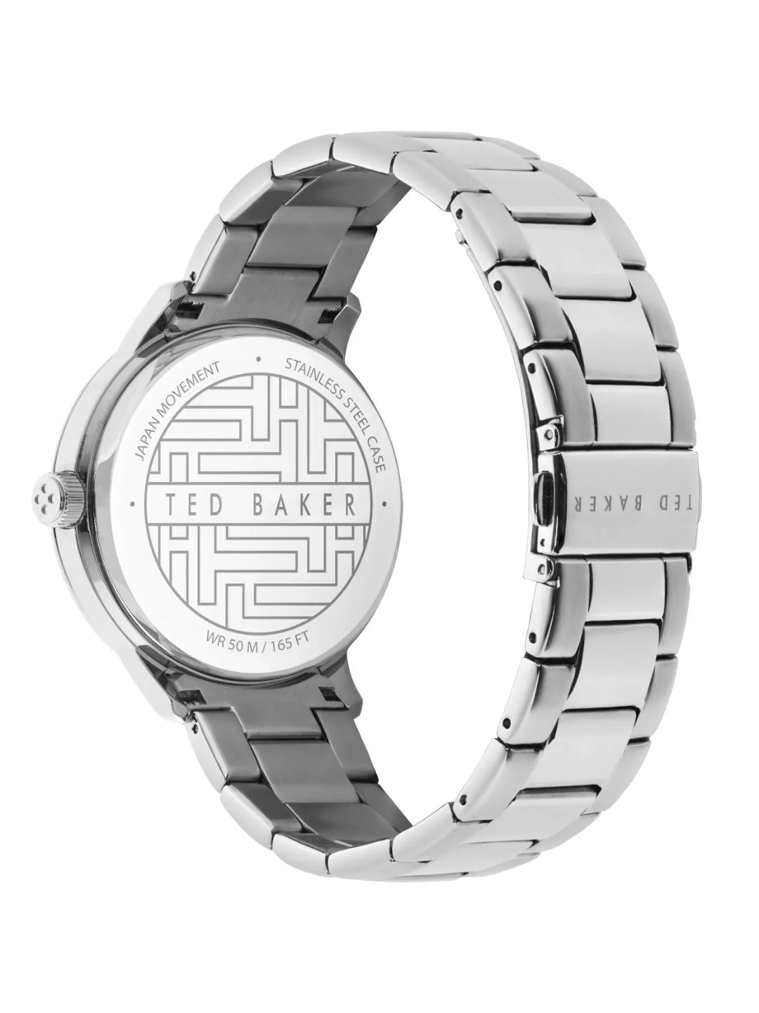 Ted Baker Men Silver-Tone Wrist Watch - BKPCSF111