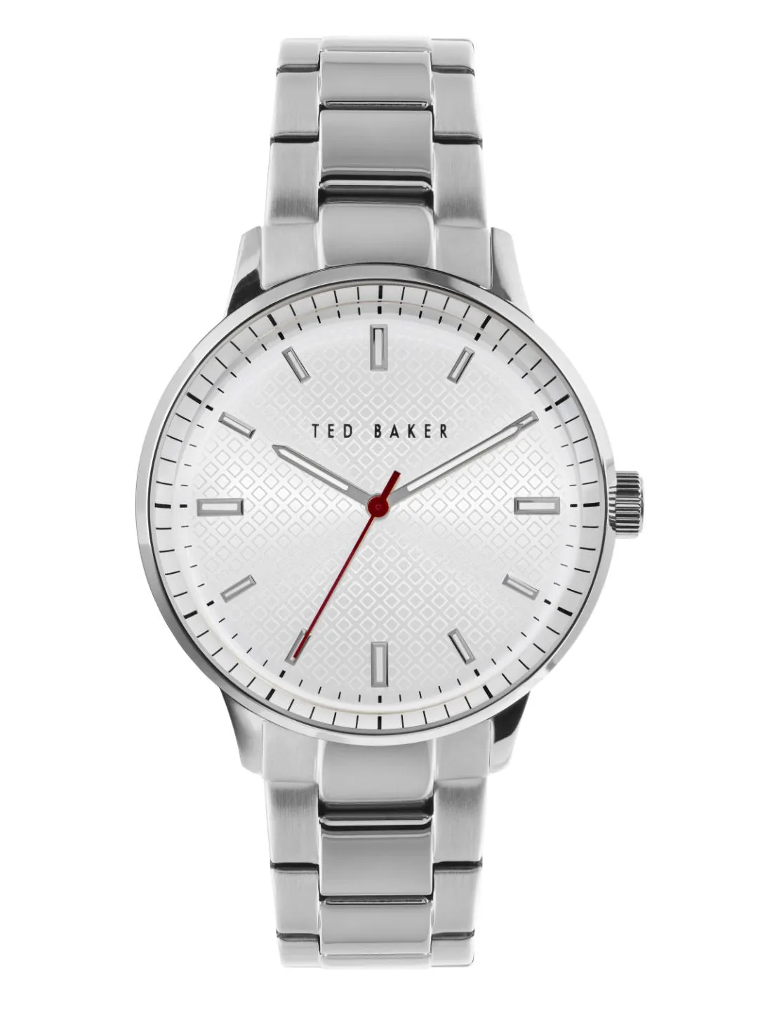 Ted Baker Men Silver-Tone Wrist Watch - BKPCSF111