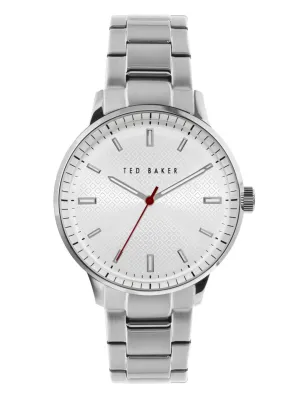 Ted Baker Men Silver-Tone Wrist Watch - BKPCSF111