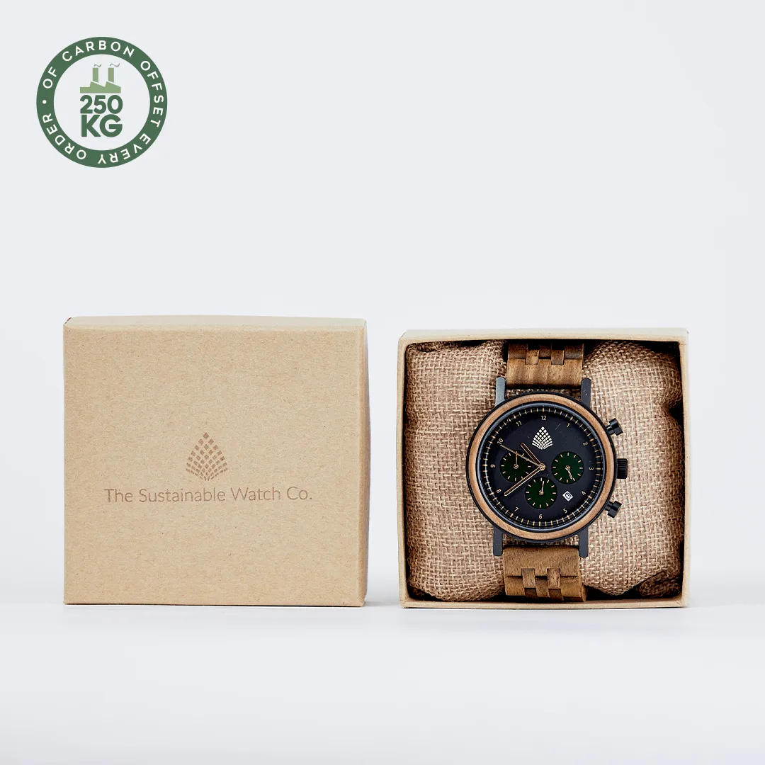 The Cedar Men's Vegan Wooden Watch | Brown
