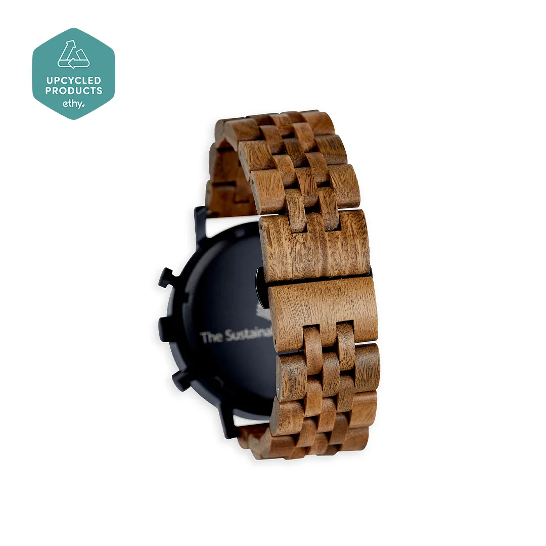 The Cedar Men's Vegan Wooden Watch | Brown