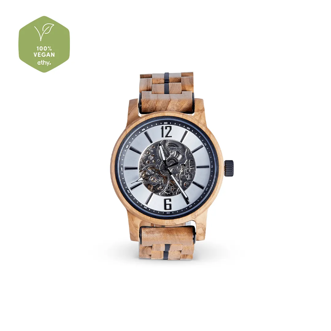 The Sycamore Vegan Wooden Watch | Light Brown