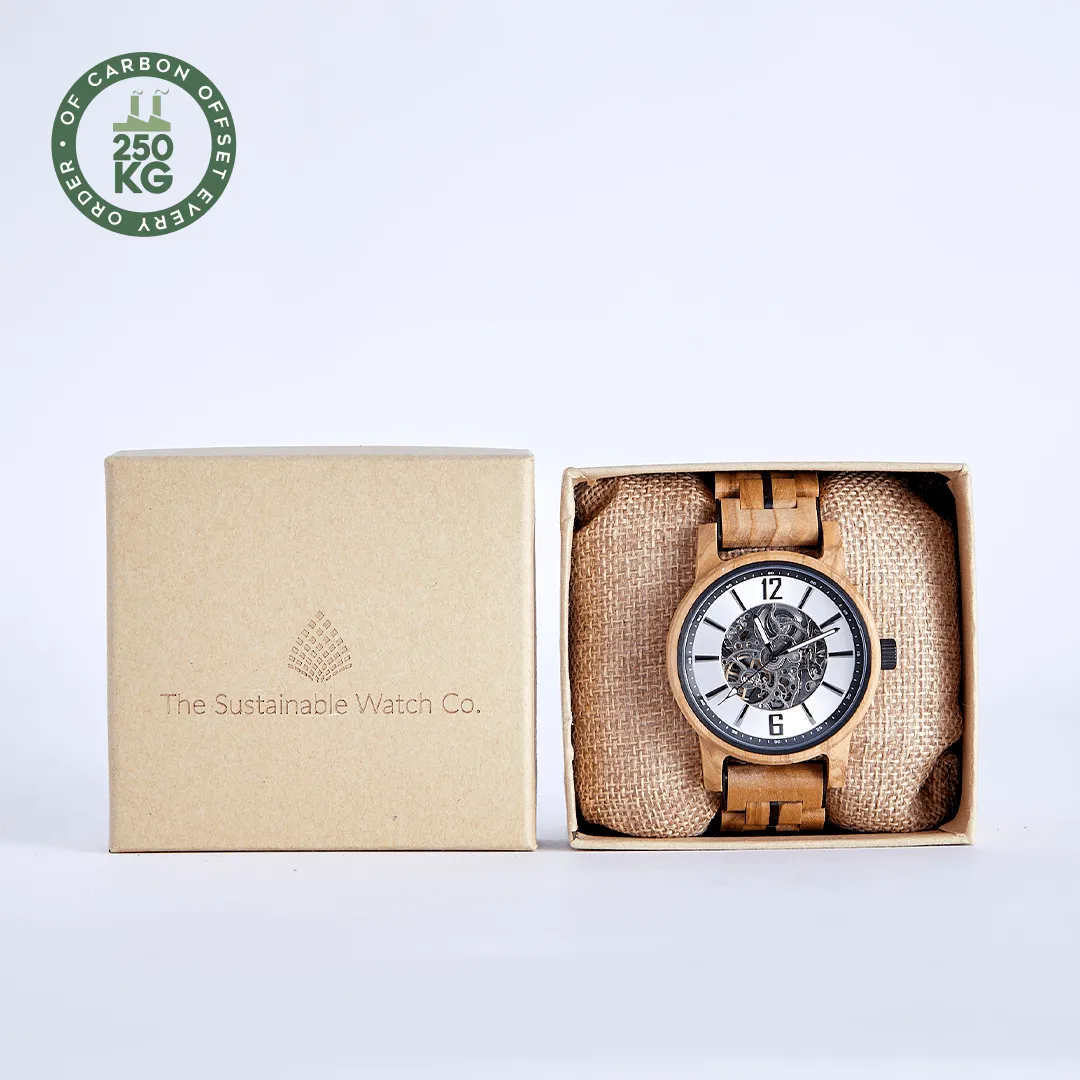 The Sycamore Vegan Wooden Watch | Light Brown