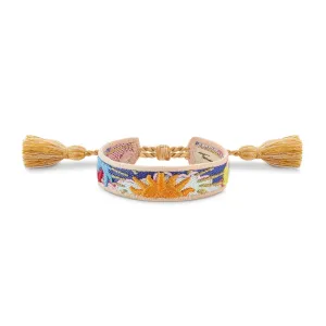 THOMAS SABO Bracelet with ornaments in orange, dark blue, green & red