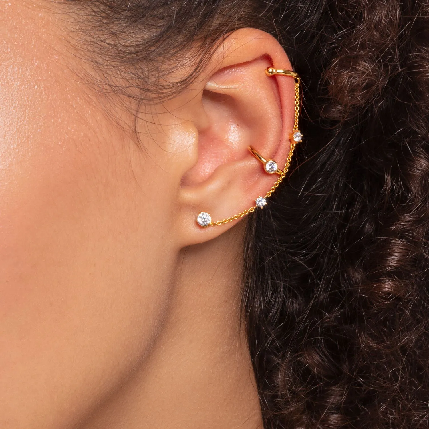 Thomas Sabo Ear Cuff White Stone (Single)