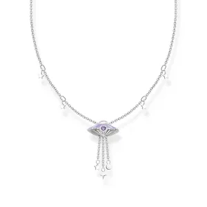 THOMAS SABO Necklace with Star Pendants and UFO