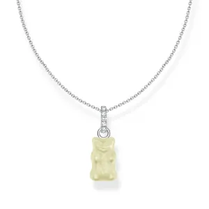 THOMAS SABO Necklace with white goldbears pendant and zirconia
