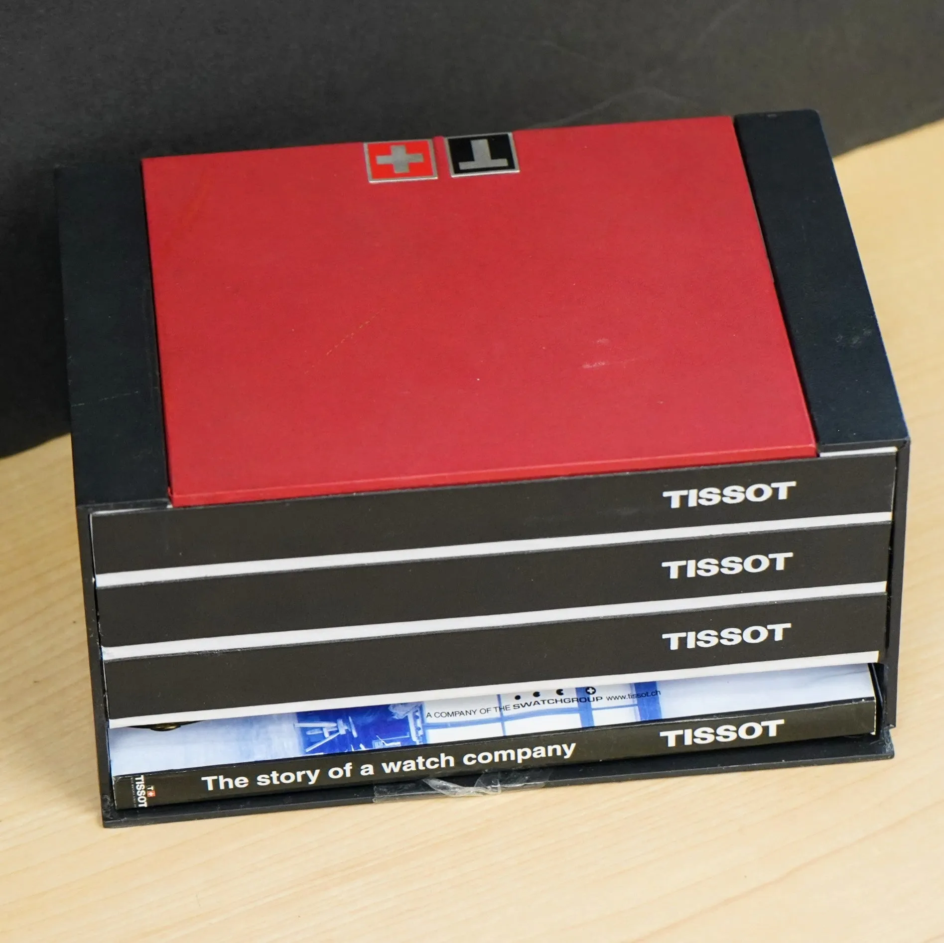 TISSOT V8 Automatic Chronograph Watch T106427A 45mm S.S. Wristwatch IN BOX!