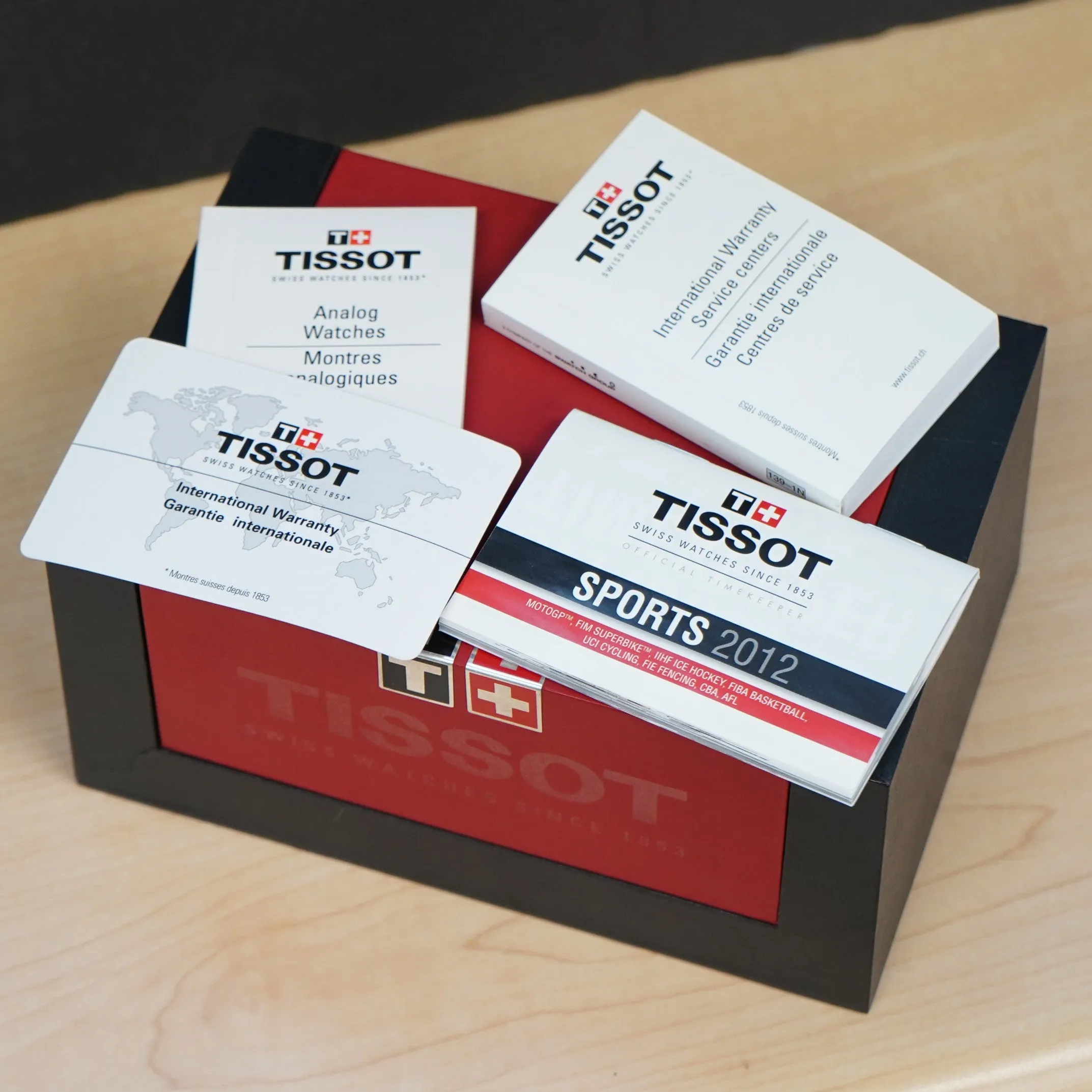 TISSOT V8 Automatic Chronograph Watch T106427A 45mm S.S. Wristwatch IN BOX!