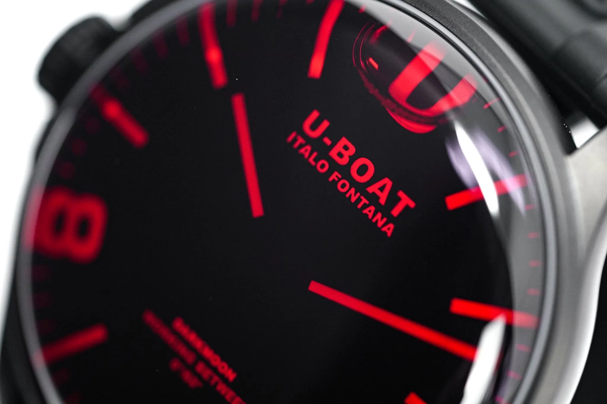 U-Boat Watch Darkmoon 44 Red Sapphire IP Black 8466/C