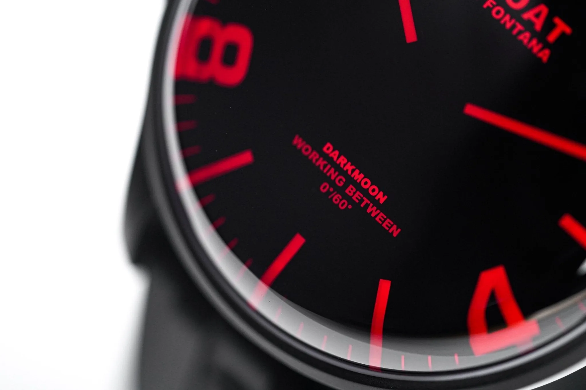 U-Boat Watch Darkmoon 44 Red Sapphire IP Black 8466/C
