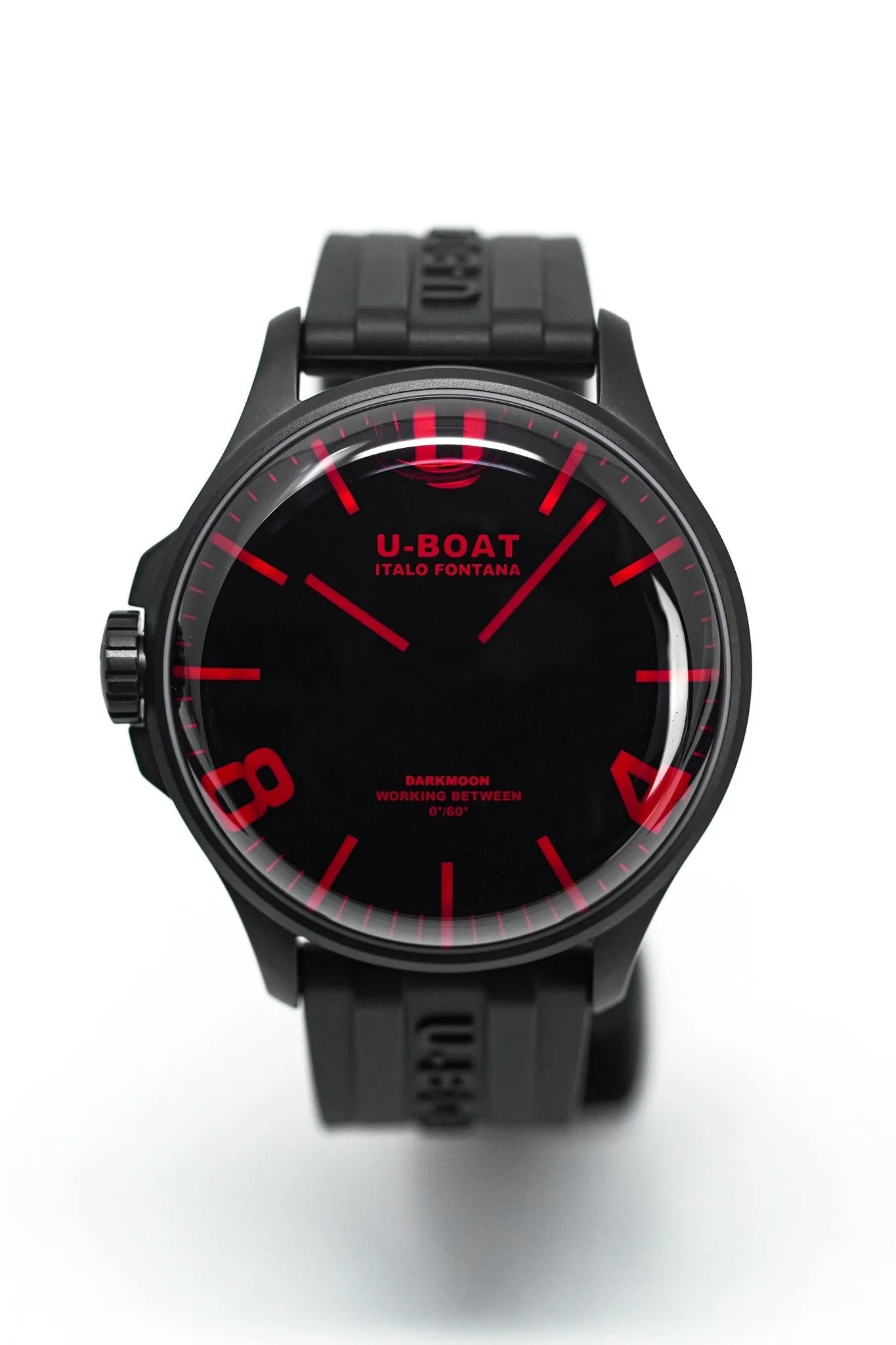 U-Boat Watch Darkmoon 44 Red Sapphire IP Black 8466/C