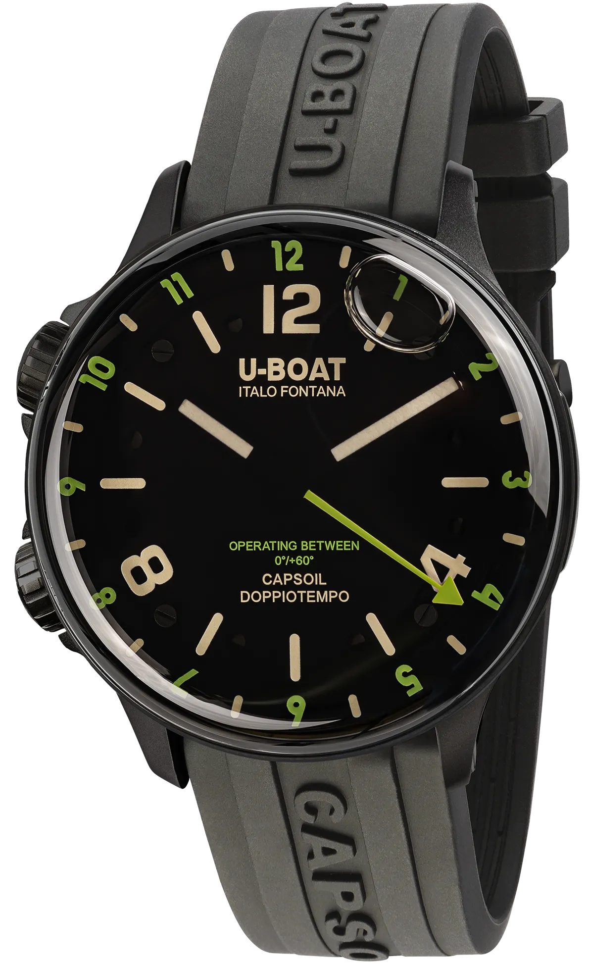 UB Watch Capsoil Doppiotempo 45 DLC Green IndICs D