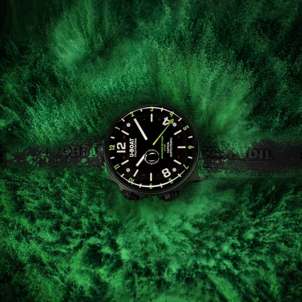 UB Watch Capsoil Doppiotempo 45 DLC Green IndICs D