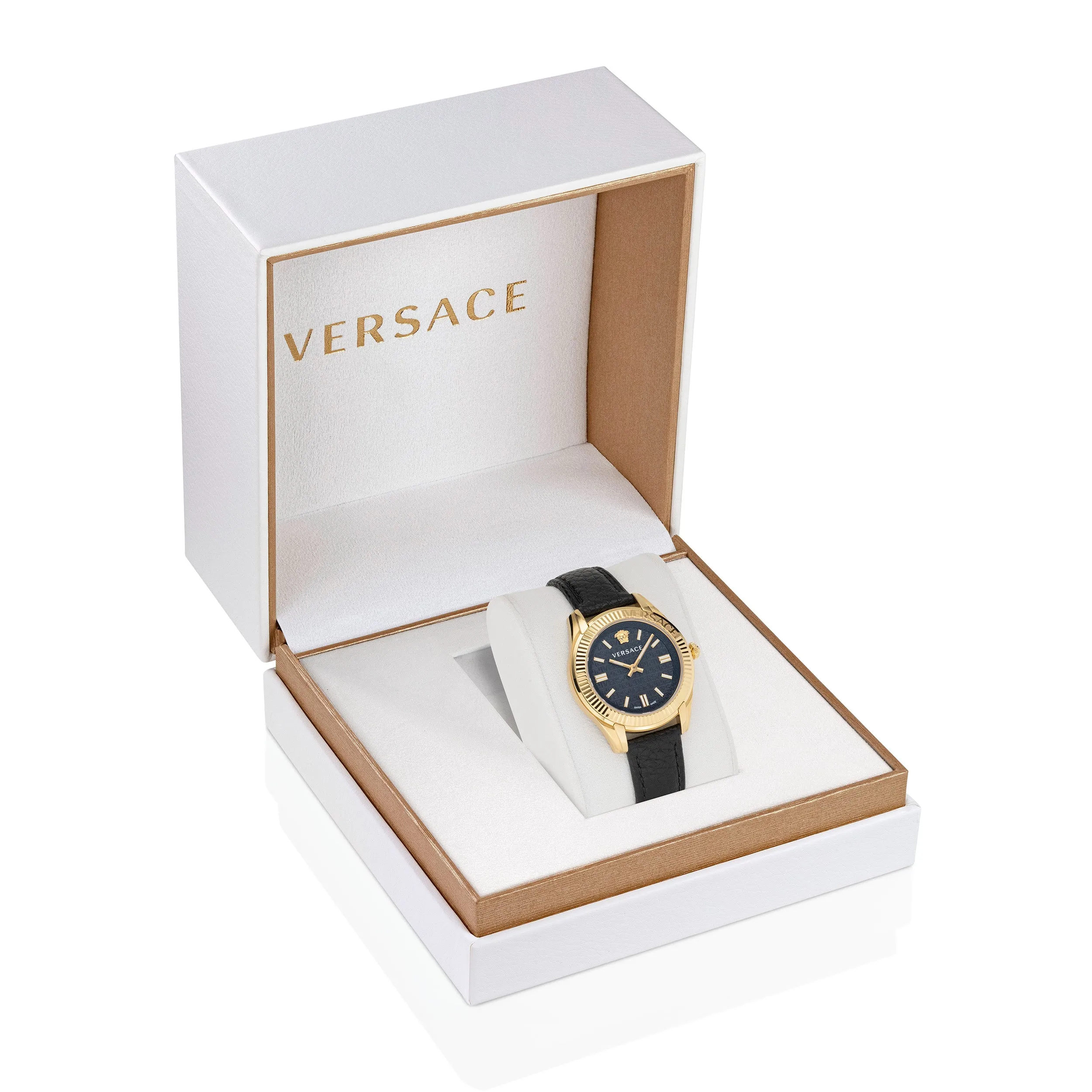 Versace Greca Time Black Dial Women Watch - Ve6C00223