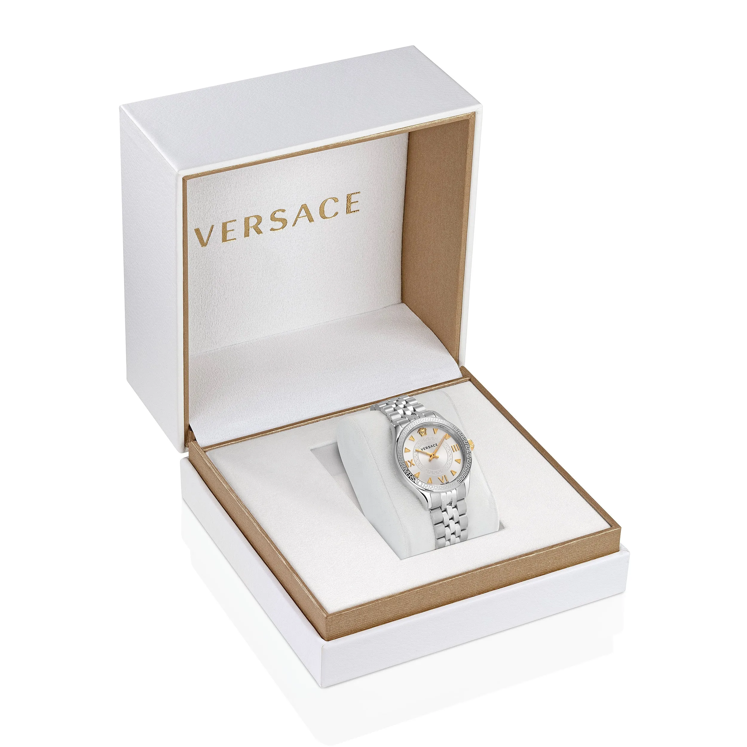 Versace Hellenyium Silver Dial Women Watch - Ve2S00322
