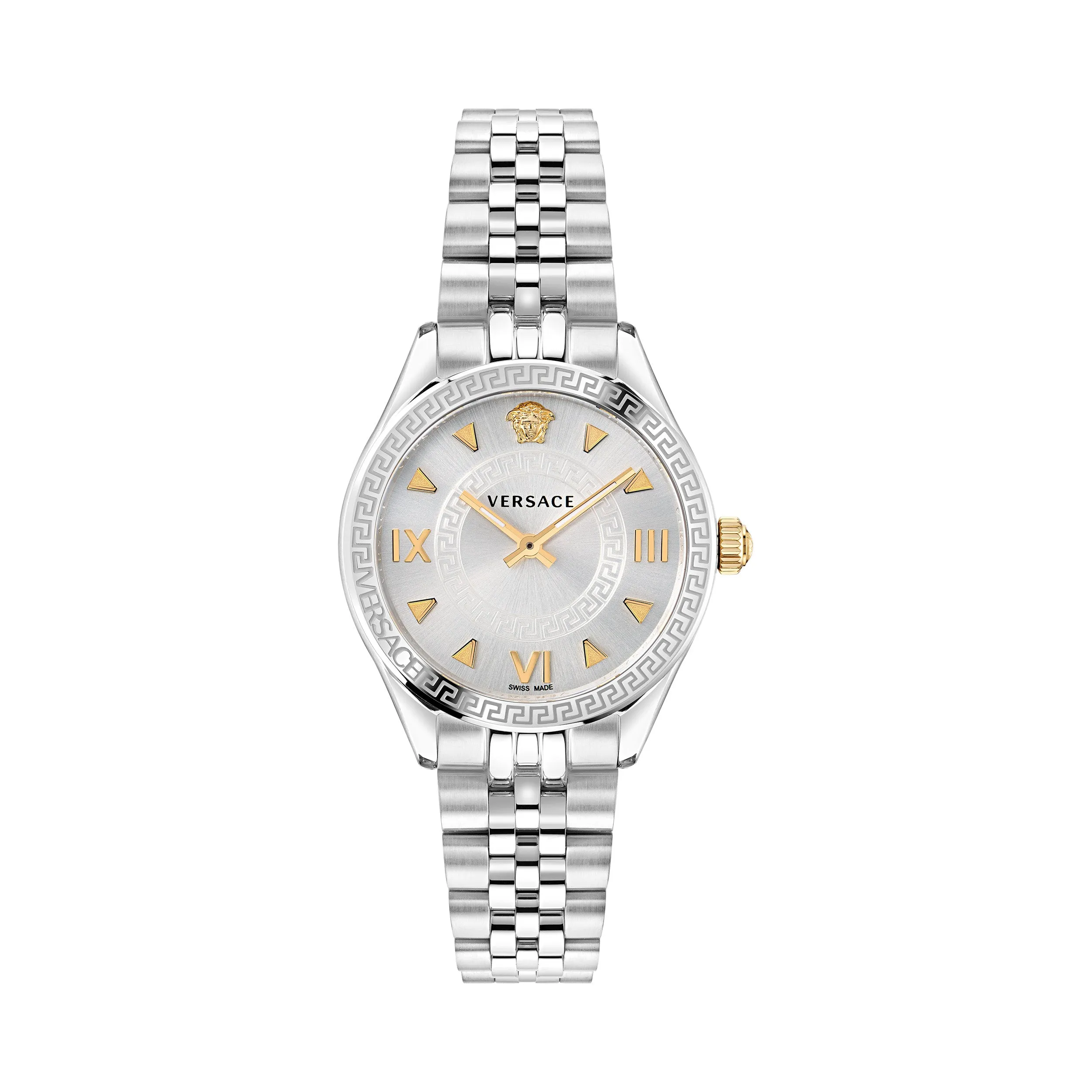 Versace Hellenyium Silver Dial Women Watch - Ve2S00322