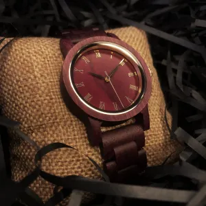 Volga - Red Sandalwood Minimal Watch