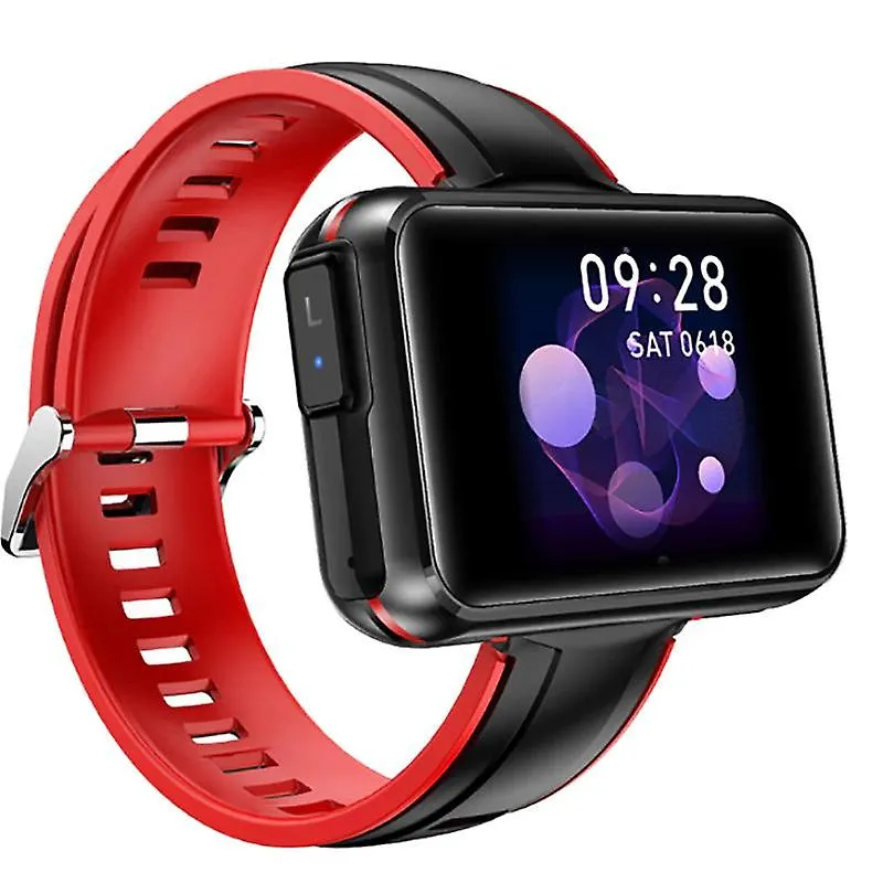 Watches t91 smart watch men tws wireless bluetooth red
