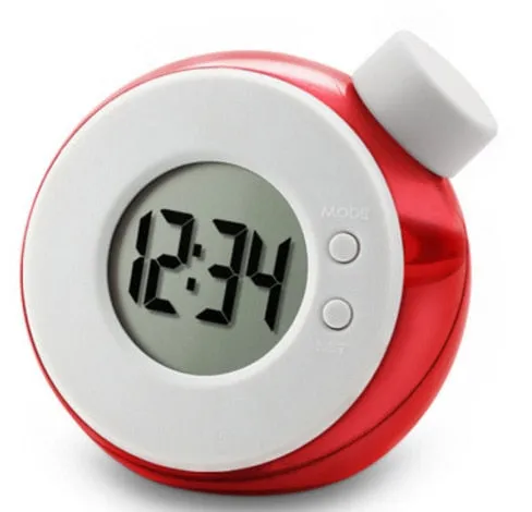 Water Powered Electronic Table clock Digital Children Alarm clock Smart  led clock with Calendar Christmas gift for kids