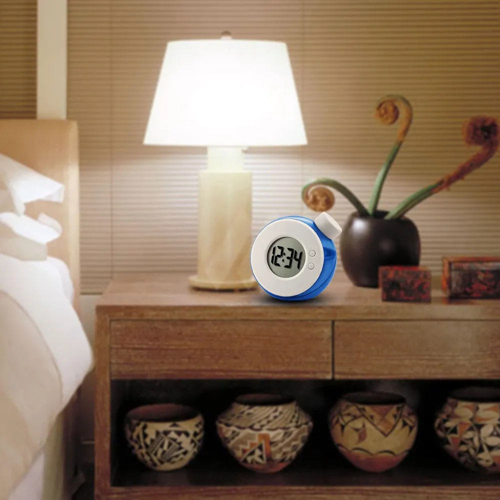 Water Powered Electronic Table clock Digital Children Alarm clock Smart  led clock with Calendar Christmas gift for kids