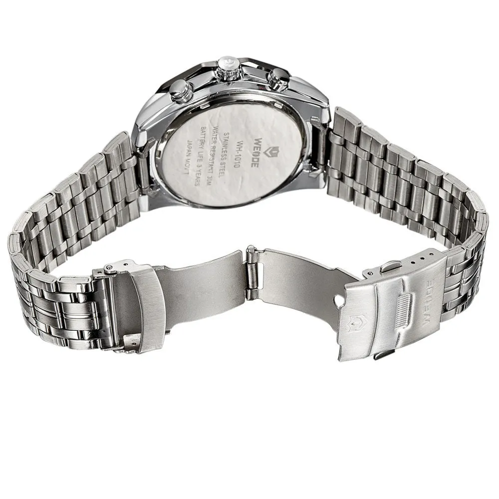 WEIDE Men's Sports Watch Japan Quartz Wristwatch Military Fashion & Casual Dive Watches for Men