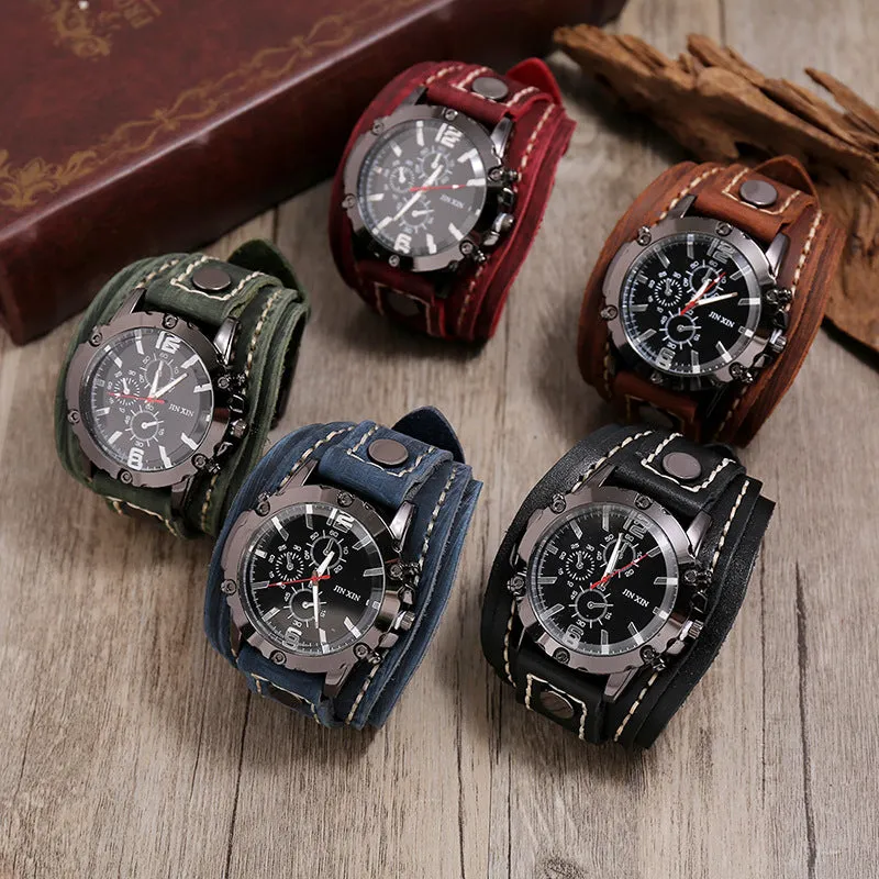Wholesale Hand Sewn Cowhide Watches