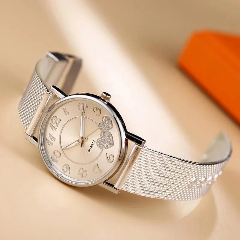 Women Fashion Simple Women Watch Strap Pin Buckle Stylish Quartz Wrist Watch