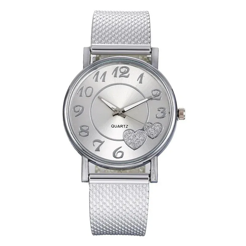 Women Fashion Simple Women Watch Strap Pin Buckle Stylish Quartz Wrist Watch