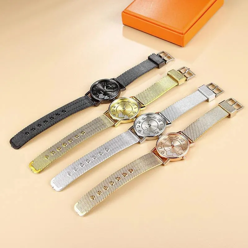 Women Fashion Simple Women Watch Strap Pin Buckle Stylish Quartz Wrist Watch