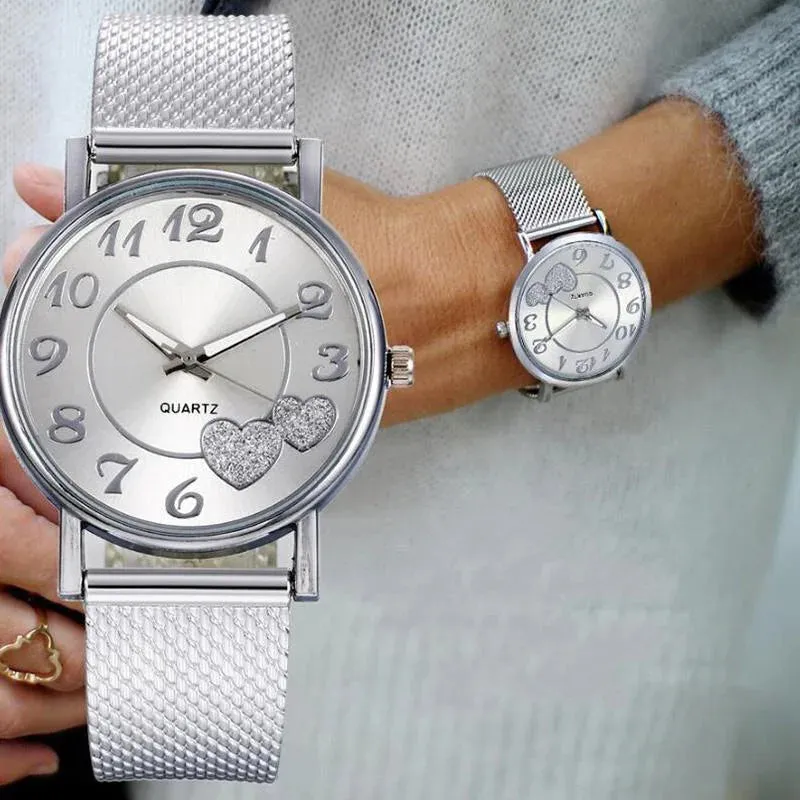 Women Fashion Simple Women Watch Strap Pin Buckle Stylish Quartz Wrist Watch