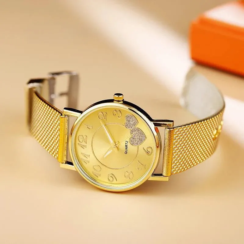 Women Fashion Simple Women Watch Strap Pin Buckle Stylish Quartz Wrist Watch